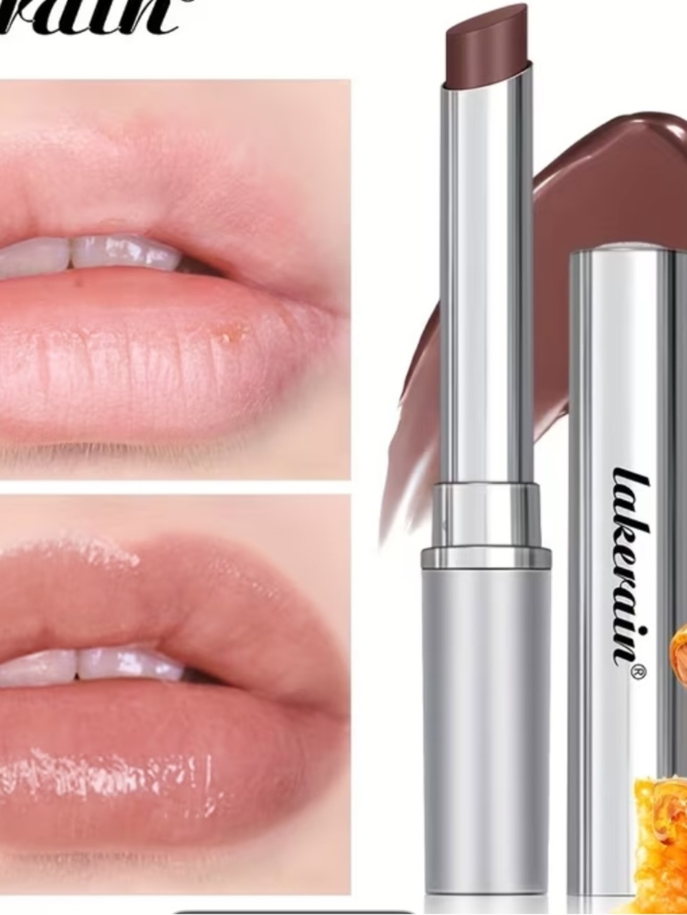 Lakerain Moisturizing Lipstick - Nude Honey New